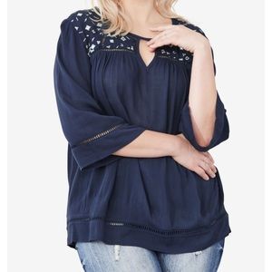 Ellos Felicity Crinkle Blouse